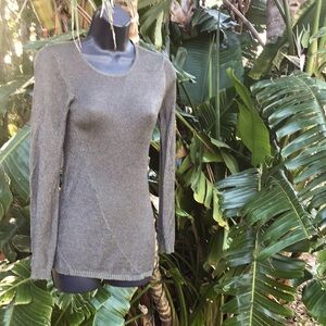 Inhabit sheer chain mail mesh top